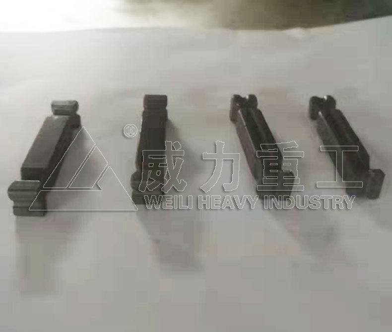 压制成型的渔网坠成型产品