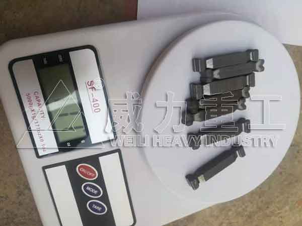 压制成型渔网坠质量
