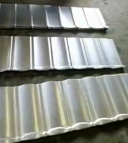 压制成型彩石瓦产品