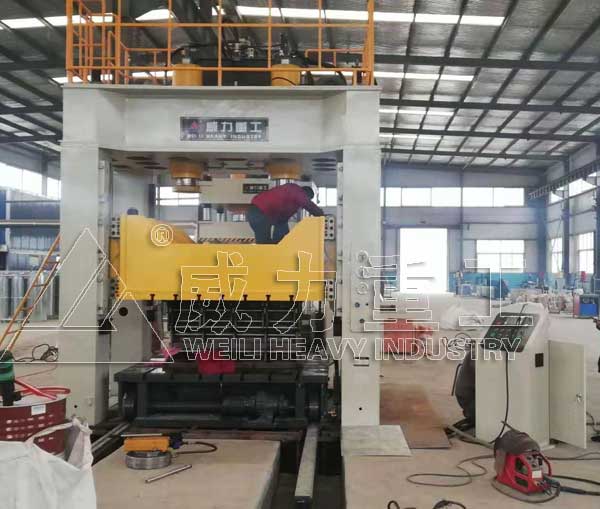 框架式复合材料建筑模板热压机